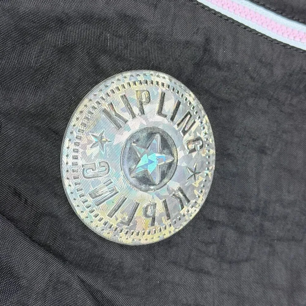 Kipling Seoul Backpack True Black Mix Hologram 15